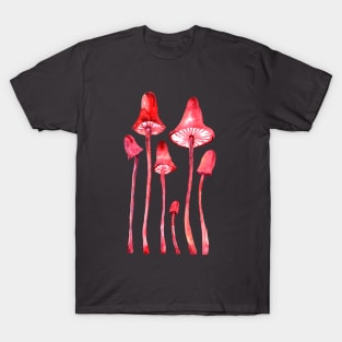 watercolor mushrooms T-Shirt